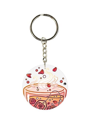 Printed Single Sided Keychain