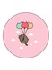 Cat Printed Fridge Magnet Multicolour