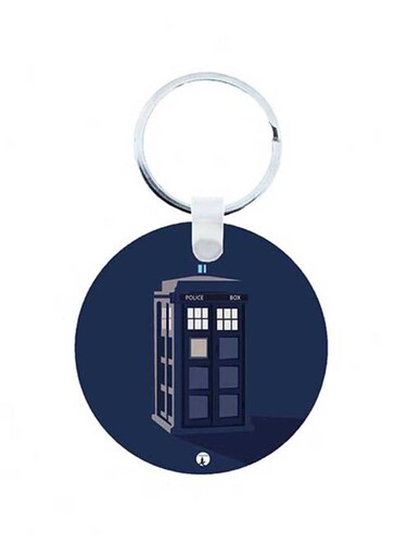 Doctor Who Wooden Keychain