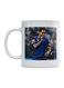 Yaser Al-Qahtani Face Printed Mug White/Blue/Red 350ml