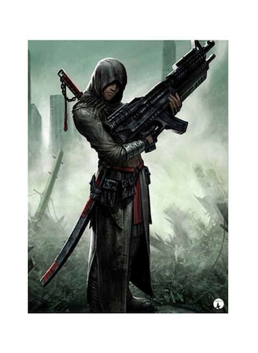Video Game Assassin's Creed Metal Plate Poster Multicolour 15x20cm