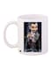 Mr. Bean Printed Coffee Mug White/Beige/Black
