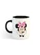 Minnie Mouse Printed Mug White/Black