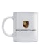 Porsche Printed Mug White/Red/Black 350ml