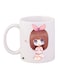 Printed Coffee Mug White/Brown/Beige 11ounce