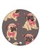 Dogs Printed Fridge Magnet k/Beige/Brown