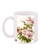 Rose Printed Coffee Mug White/Pink/Green