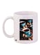 Cookie Printed Coffee Mug White/Brown/Blue 11ounce