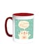 I Love My Mom Printed Coffee Mug Red White