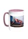 Spider Man Printed Coffee Mug Pink/White 11ounce