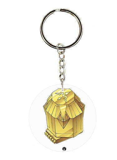 Double Side Anime Digimon Printed Keychain