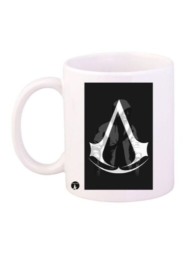 Assassin's Creed Printed Coffee Mug Black/White