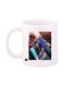 Sonic Video Game Printed Mug White/Blue/Brown Standard Size