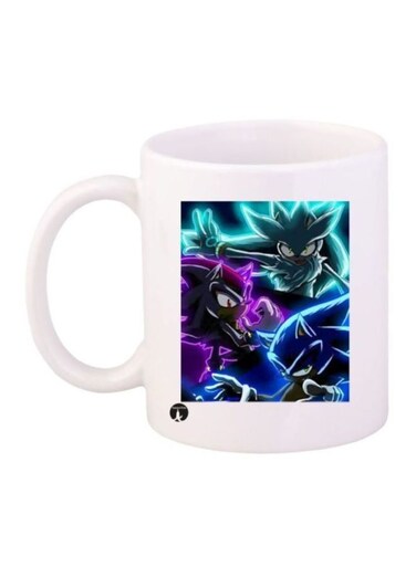 Sonic Video Game Printed Coffee Mug 350ml