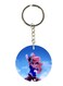 Anime Digimon Double Side Printed Keychain