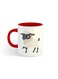 Eid Al-Adha Sheep Printed Mug White/Red