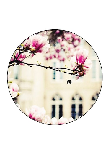 Flower Printed Fridge Magnet Multicolour 5.5 x 5.5cm