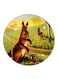 Rabbit Printed Fridge Magnet Multicolour