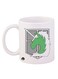 Attack On Titan Printed Mug White/Green/Grey