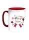 Bakery Tools Printed Coffee Mug Red/White 11ounce