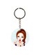 Girl Printed Dual Sided Keychain