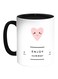 Enjoy Summer Printed Coffee Mug White/Black 11ounce