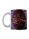 Subhan Allah Printed Ceramic Mug White/Blue/Red