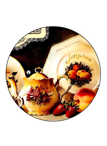 Vintage Art Printed Fridge Magnet Multicolour