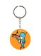 Captain America Printed Keychain