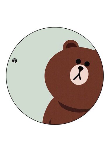 Bear Printed Fridge Magnet Multicolour