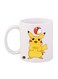 Durable Heat-resistant Thick Wall Designed Ergonomic Handled Pokemon Printed Mug White/Red/Yellow