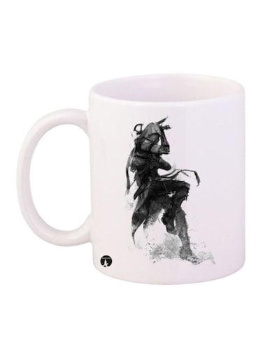 Assassin's Creed Printed Coffee Mug White/Black