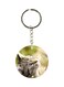 Cat Printed Keychain