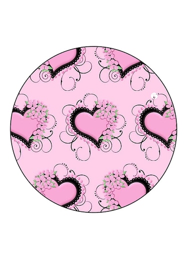 Hearts Printed Fridge Magnet Multicolour