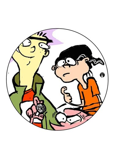 Ed, Edd N Eddy Printed Fridge Magnet Multicolour