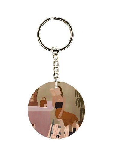 Printed Single Sided Keychain