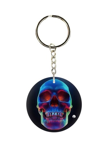Skull Printed Keychain