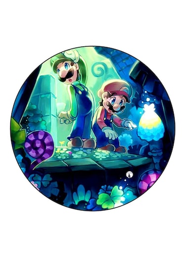 Video Game Super Mario Printed Fridge Magnet Multicolour