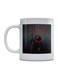 Samurai Printed Mug White/Orange/Black