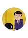The Anime Chibi Maruko Chan Theme Printed Fridge Magnet Yellow/Blue/Black