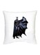 Batman Printed Decorative Cushion White/Black/Grey 16x16inch
