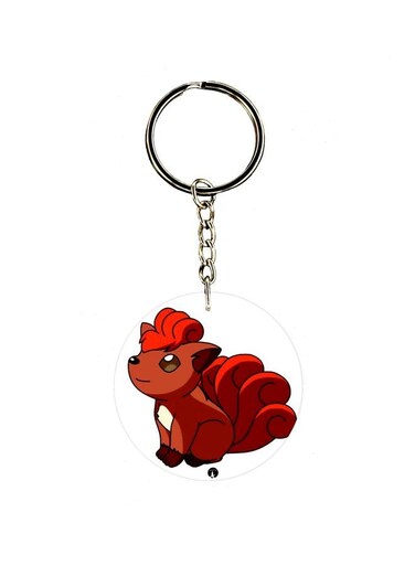 Single Sided Cartoon Themed Keychain