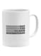 Say Yes To New Adventures Printed Coffee Mug White/Black