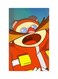 Printed Fridge Magnet Multicolour 8.5x0.4x5.5cm