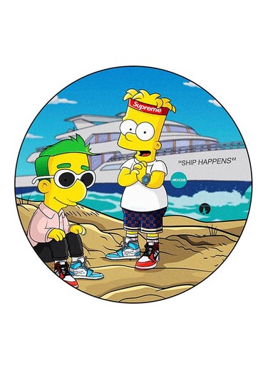 The Simpsons Printed Fridge Magnet Multicolour