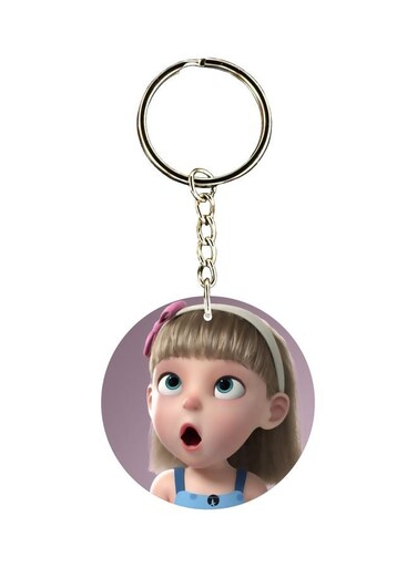 Cartoon Character Printed Keychain