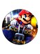 Super Mario Printed Fridge Magnet Red/Blue/Beige 5.5cm
