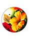 Flowers Printed Fridge Magnet Multicolour