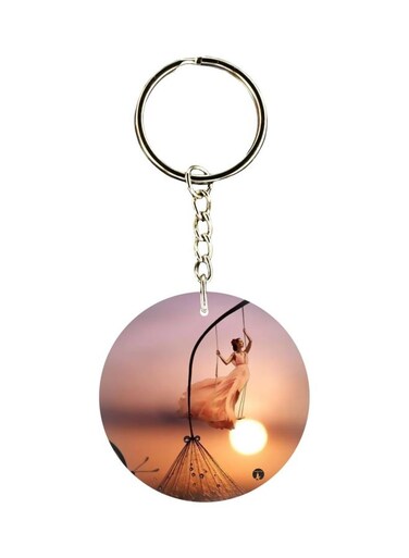 Double Side Printed Keychain