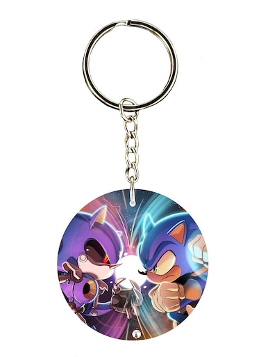 Sonic Printed Keychain